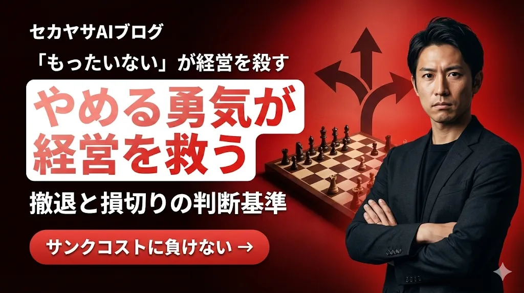 18. 撤退と損切り:「やめる勇気」が経営を救う判断基準