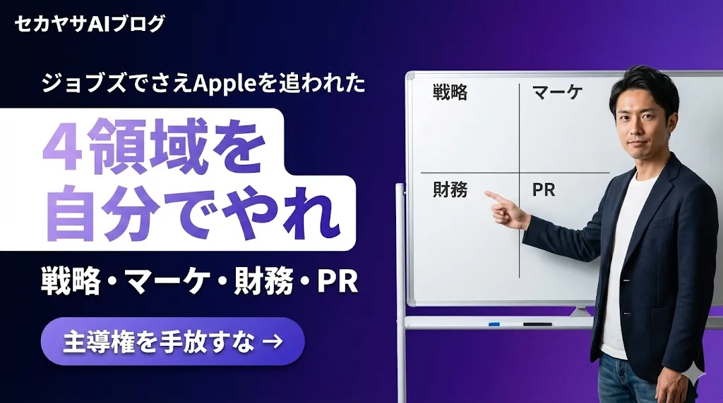 20. 経営者がやるべき4領域:経営戦略・マーケティング・ファイナンス・PRを自分でやる理由